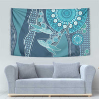 South Africa Whale Fes Tapestry African Shwe Shwe Pattern - Wonder Print Shop