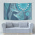 South Africa Whale Fes Tapestry African Shwe Shwe Pattern - Wonder Print Shop