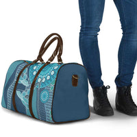 South Africa Whale Fes Travel Bag African Shwe Shwe Pattern - Wonder Print Shop