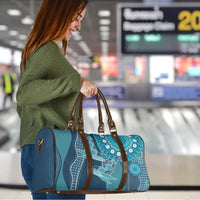 South Africa Whale Fes Travel Bag African Shwe Shwe Pattern - Wonder Print Shop