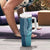 Personalized South Africa Whale Fes Tumbler With Handle African Shwe Shwe Pattern - Wonder Print Shop