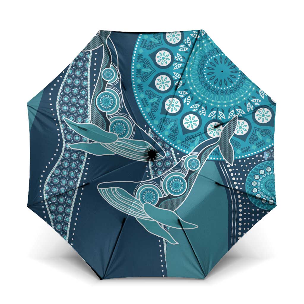 South Africa Whale Fes Umbrella African Shwe Shwe Pattern - Wonder Print Shop
