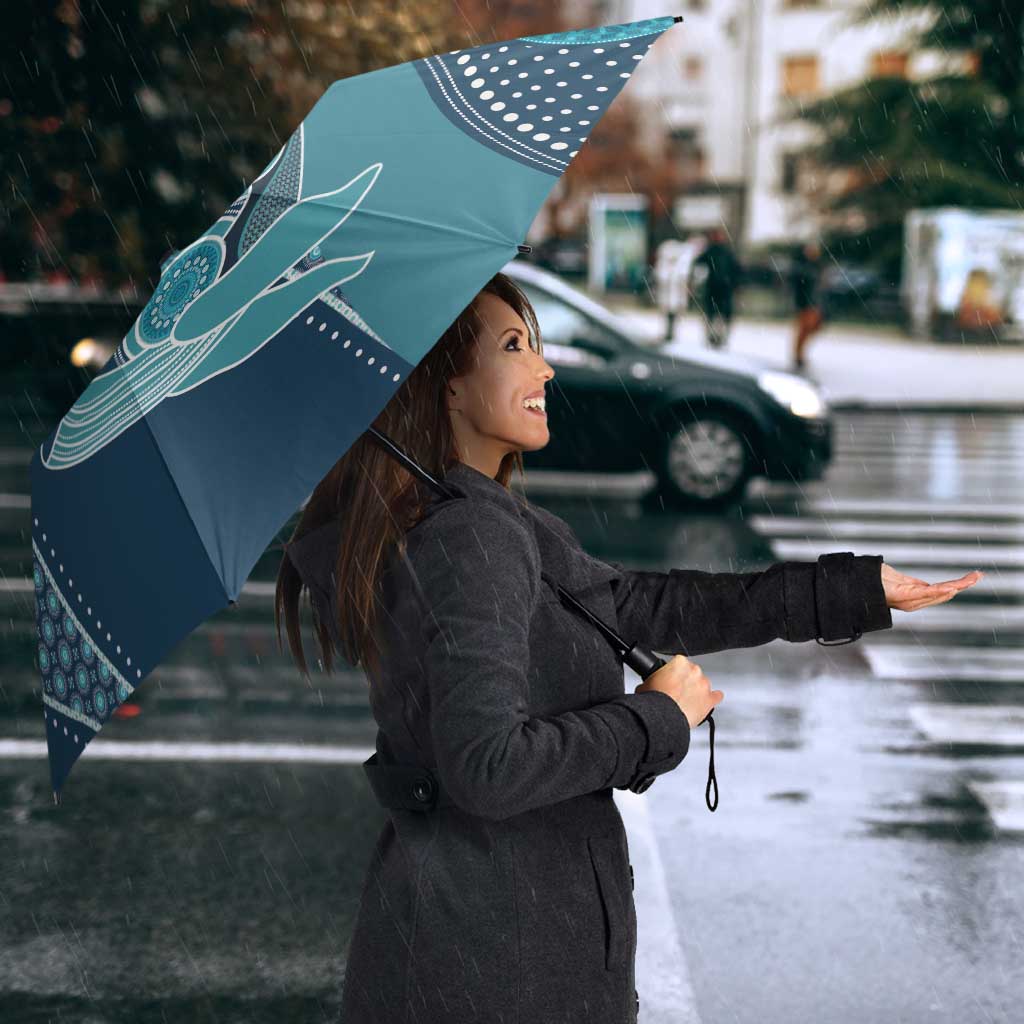 South Africa Whale Fes Umbrella African Shwe Shwe Pattern - Wonder Print Shop