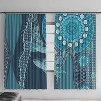 South Africa Whale Fes Window Curtain African Shwe Shwe Pattern - Wonder Print Shop