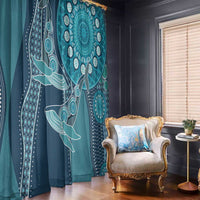 South Africa Whale Fes Window Curtain African Shwe Shwe Pattern - Wonder Print Shop