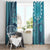 South Africa Whale Fes Window Curtain African Shwe Shwe Pattern - Wonder Print Shop