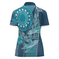 Personalized South Africa Whale Fes Women Polo Shirt African Shwe Shwe Pattern - Wonder Print Shop