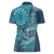 Personalized South Africa Whale Fes Women Polo Shirt African Shwe Shwe Pattern - Wonder Print Shop