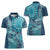 Personalized South Africa Whale Fes Women Polo Shirt African Shwe Shwe Pattern - Wonder Print Shop