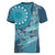 Personalized South Africa Whale Fes Women V-Neck T-Shirt African Shwe Shwe Pattern - Wonder Print Shop
