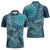 Personalized South Africa Whale Fes Zipper Polo Shirt African Shwe Shwe Pattern - Wonder Print Shop