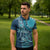 Personalized South Africa Whale Fes Zipper Polo Shirt African Shwe Shwe Pattern - Wonder Print Shop