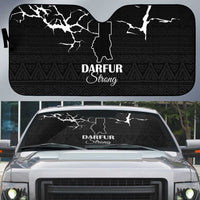 Darfur Sudan Strong Auto Sun Shade Pray for Tarseen - Wonder Print Shop