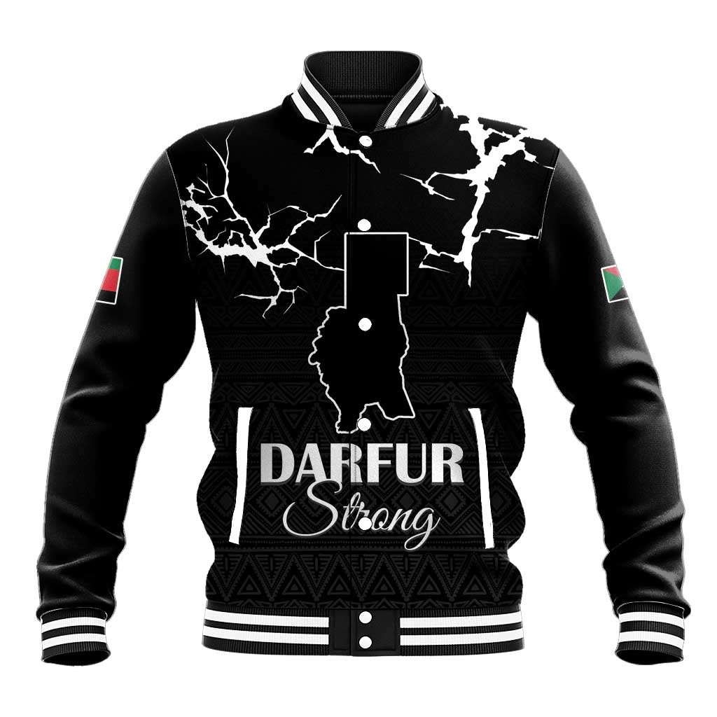 Darfur Sudan Strong Baseball Jacket Pray for Tarseen - Wonder Print Shop