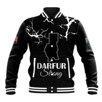 Darfur Sudan Strong Baseball Jacket Pray for Tarseen - Wonder Print Shop