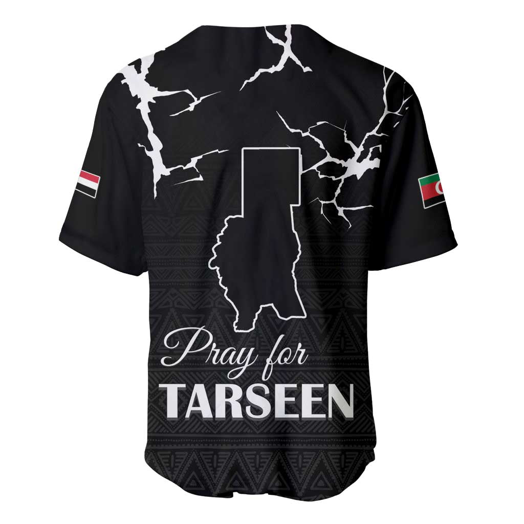Darfur Sudan Strong Baseball Jersey Pray for Tarseen - Wonder Print Shop