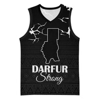 Darfur Sudan Strong Basketball Jersey Pray for Tarseen - Wonder Print Shop
