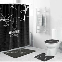 Darfur Sudan Strong Bathroom Set Pray for Tarseen - Wonder Print Shop