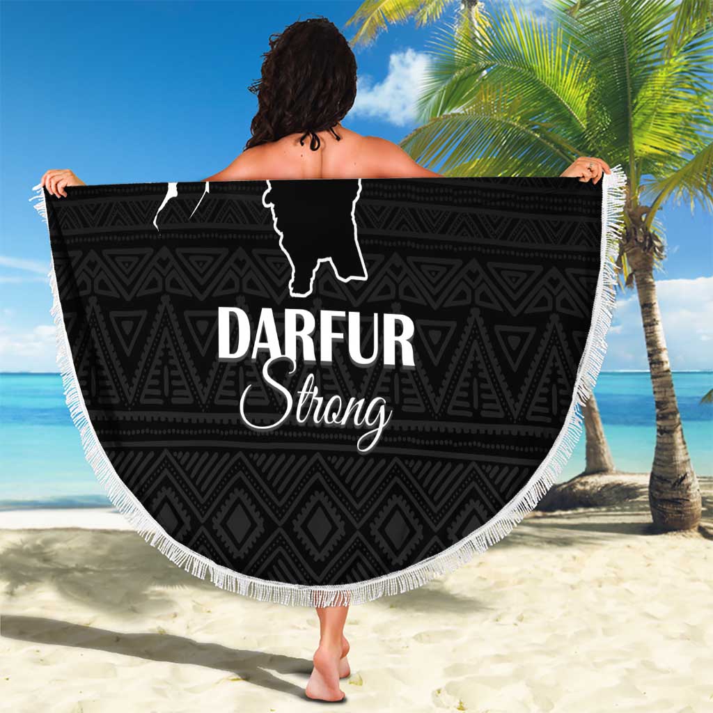 Darfur Sudan Strong Beach Blanket Pray for Tarseen - Wonder Print Shop