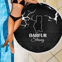 Darfur Sudan Strong Beach Blanket Pray for Tarseen - Wonder Print Shop