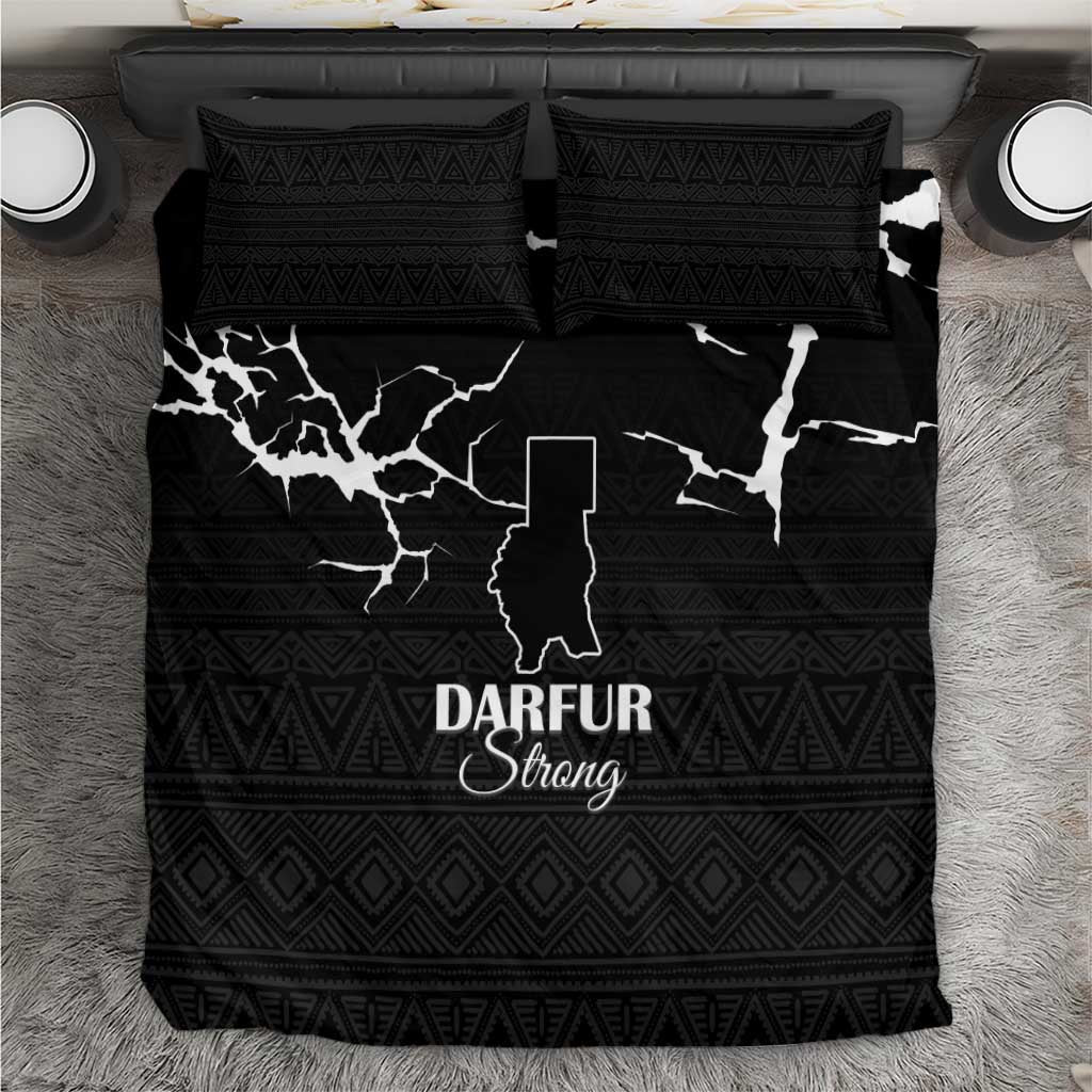 Darfur Sudan Strong Bedding Set Pray for Tarseen - Wonder Print Shop