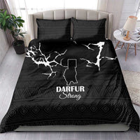 Darfur Sudan Strong Bedding Set Pray for Tarseen - Wonder Print Shop