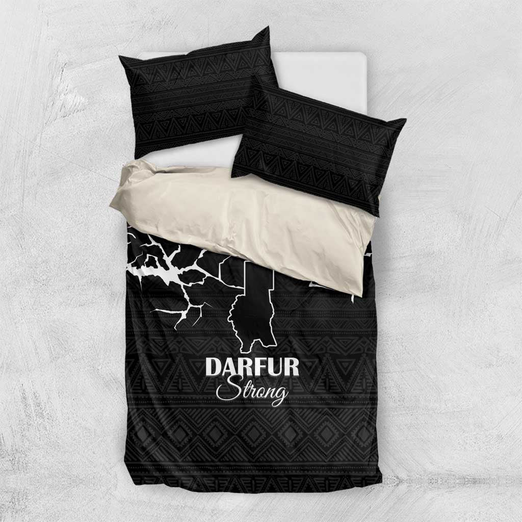 Darfur Sudan Strong Bedding Set Pray for Tarseen - Wonder Print Shop