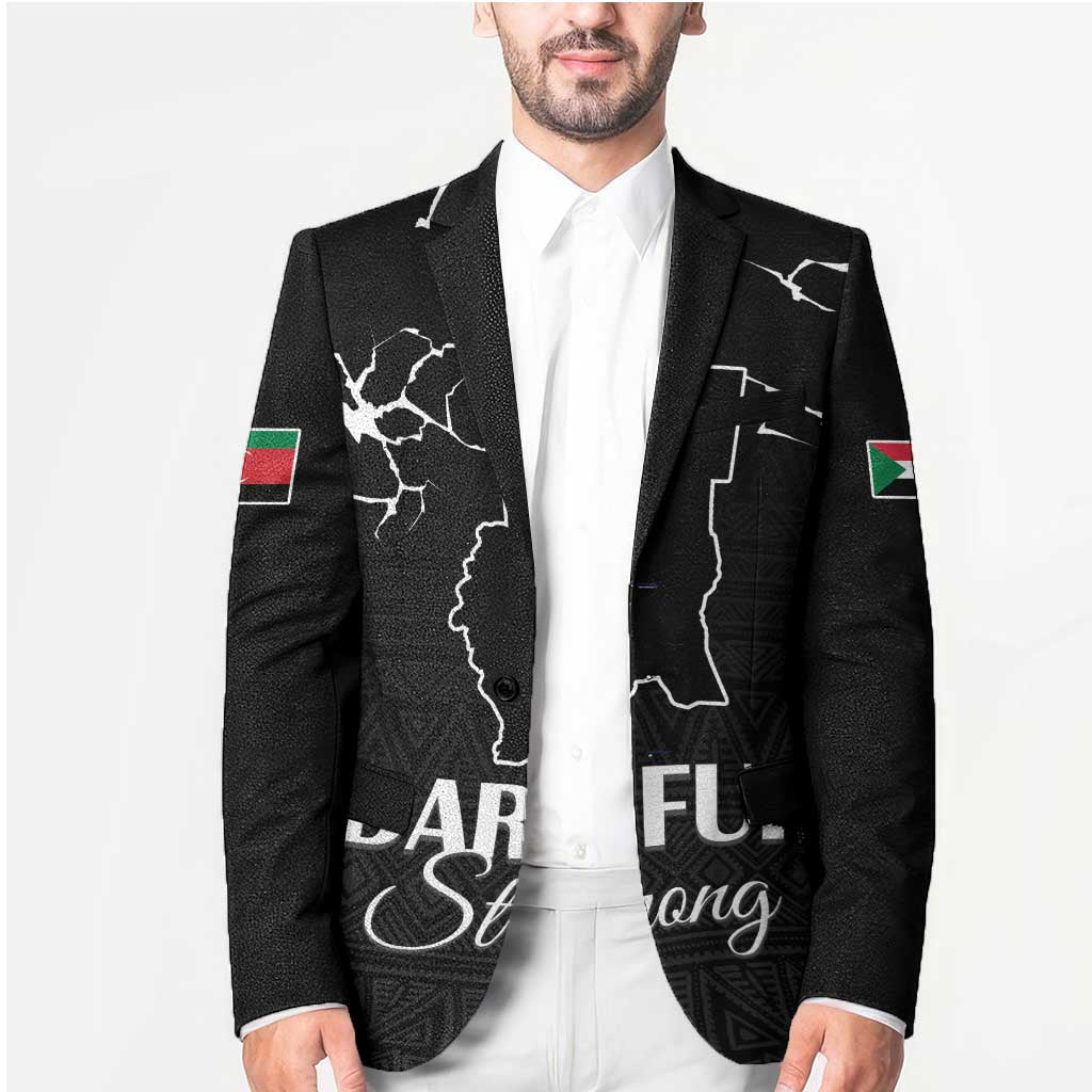 Darfur Sudan Strong Blazer Pray for Tarseen - Wonder Print Shop