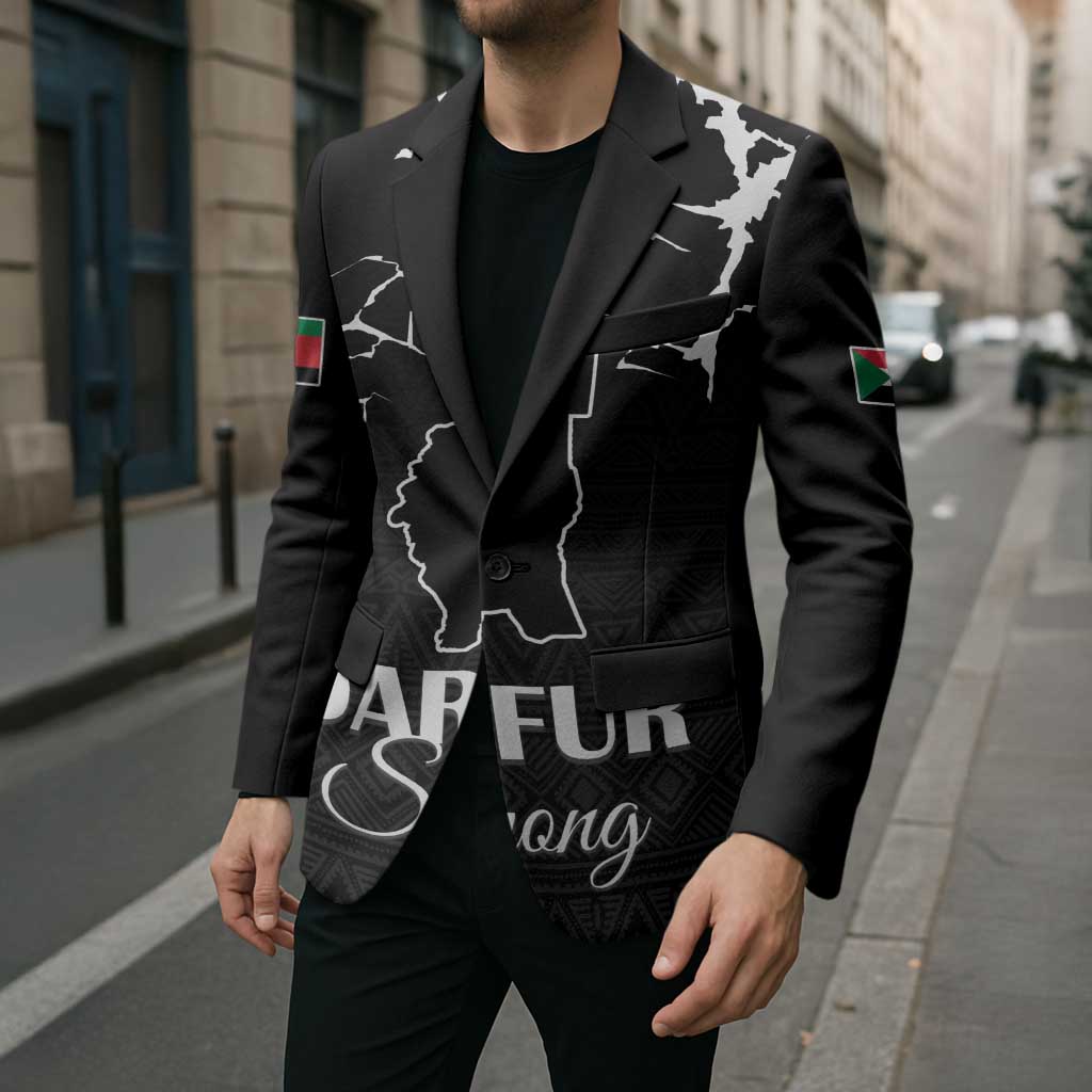 Darfur Sudan Strong Blazer Pray for Tarseen - Wonder Print Shop