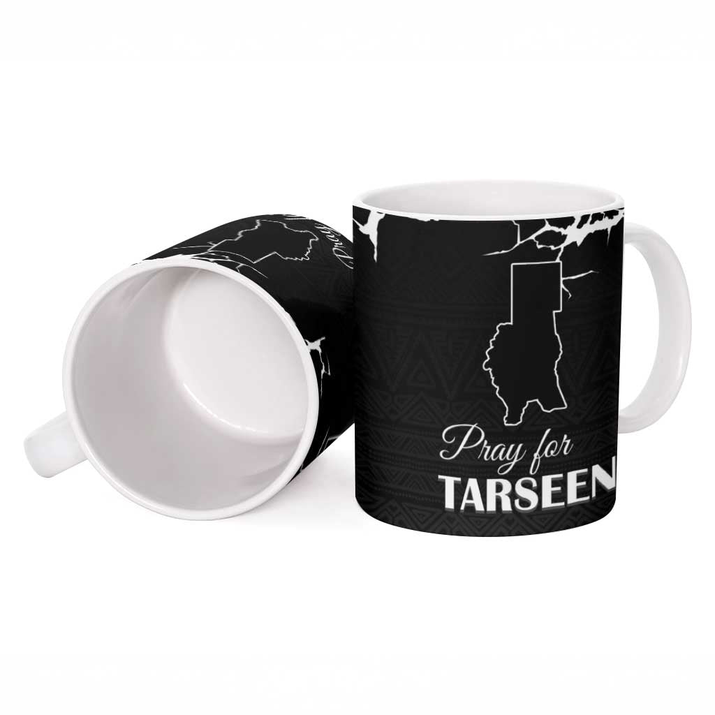 Darfur Sudan Strong Ceramic Mug Pray for Tarseen - Wonder Print Shop