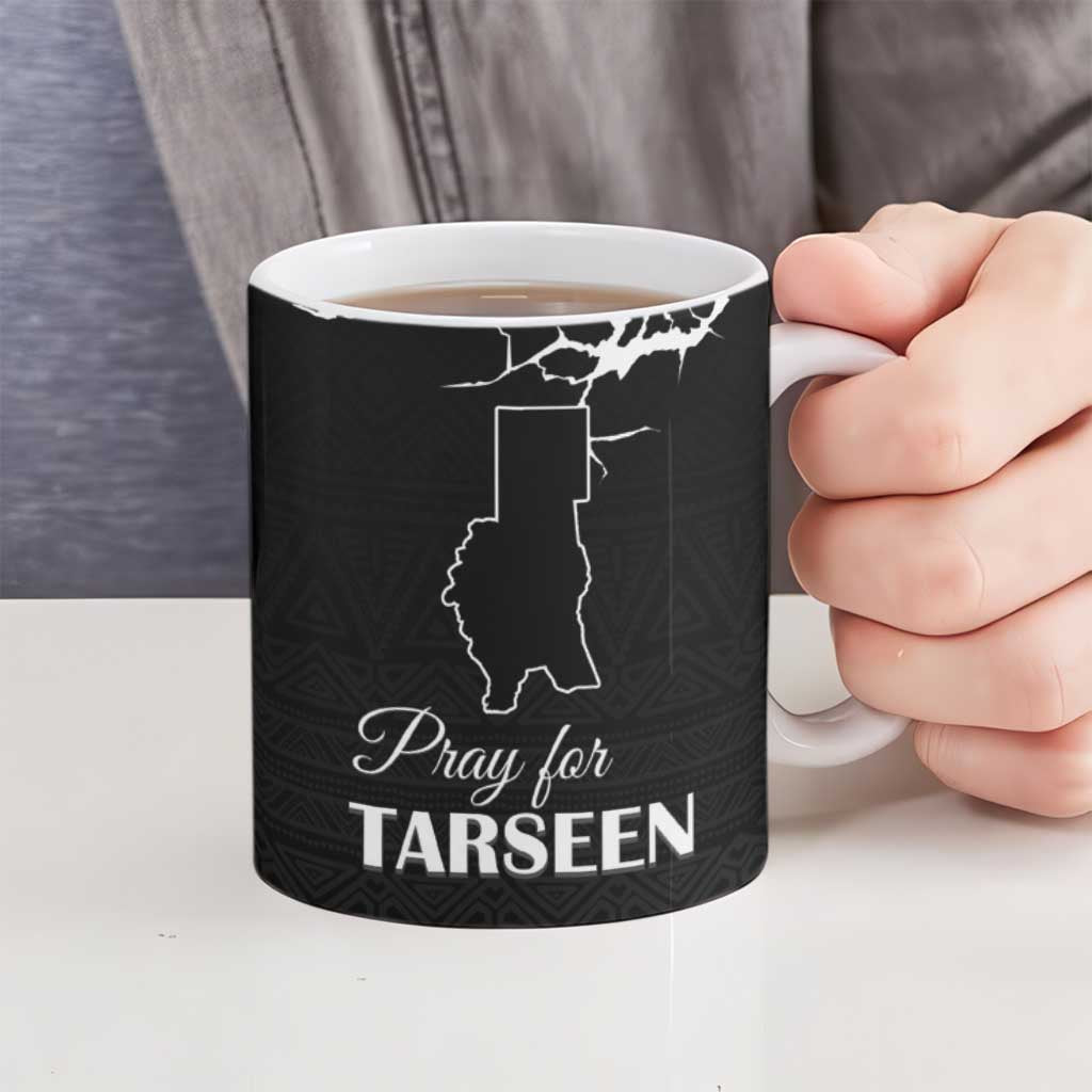 Darfur Sudan Strong Ceramic Mug Pray for Tarseen - Wonder Print Shop