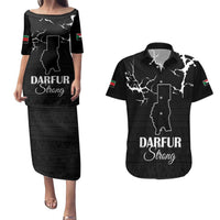 Darfur Sudan Strong Couples Matching Puletasi and Hawaiian Shirt Pray for Tarseen - Wonder Print Shop