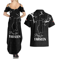 Darfur Sudan Strong Couples Matching Summer Maxi Dress and Hawaiian Shirt Pray for Tarseen - Wonder Print Shop