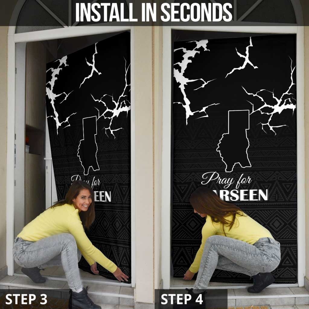 Darfur Sudan Strong Door Cover Pray for Tarseen - Wonder Print Shop