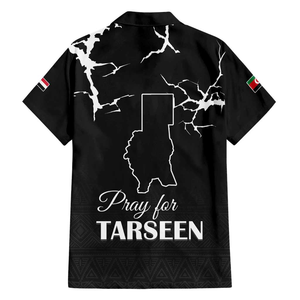 Darfur Sudan Strong Family Matching Short Sleeve Bodycon Dress and Hawaiian Shirt Pray for Tarseen - Wonder Print Shop