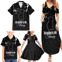 Darfur Sudan Strong Family Matching Summer Maxi Dress and Hawaiian Shirt Pray for Tarseen - Wonder Print Shop
