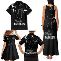 Darfur Sudan Strong Family Matching Tank Maxi Dress and Hawaiian Shirt Pray for Tarseen - Wonder Print Shop