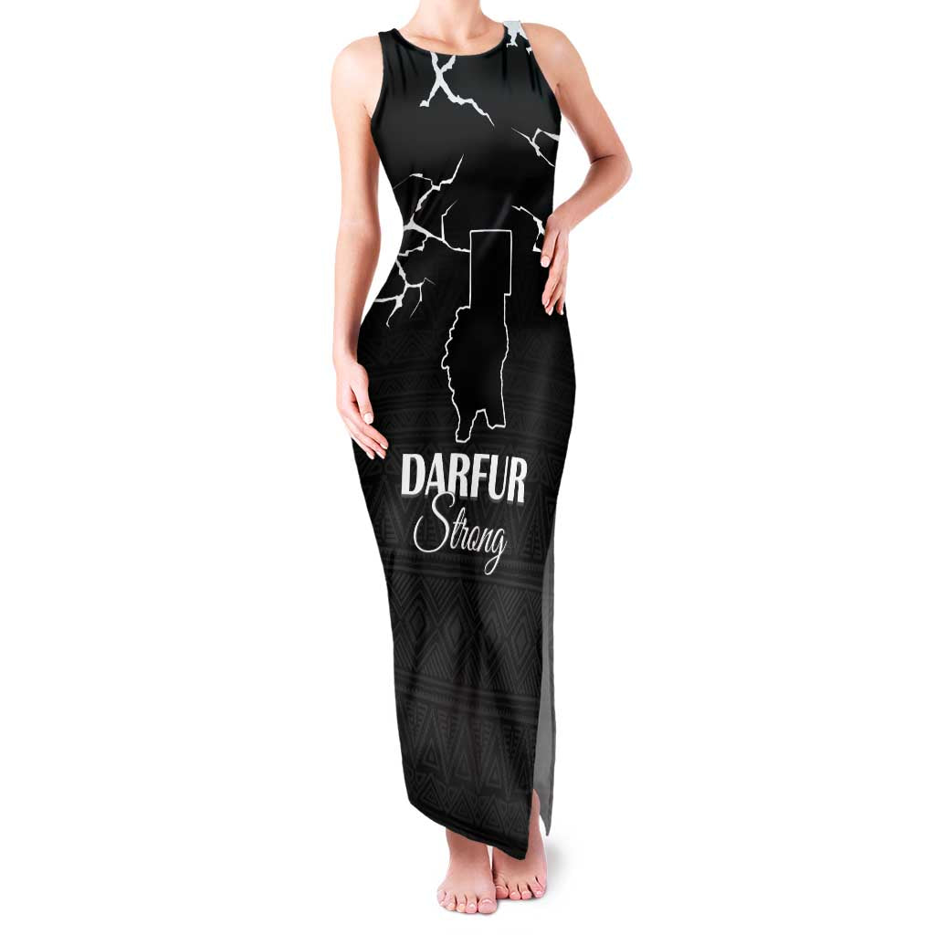 Darfur Sudan Strong Family Matching Tank Maxi Dress and Hawaiian Shirt Pray for Tarseen - Wonder Print Shop
