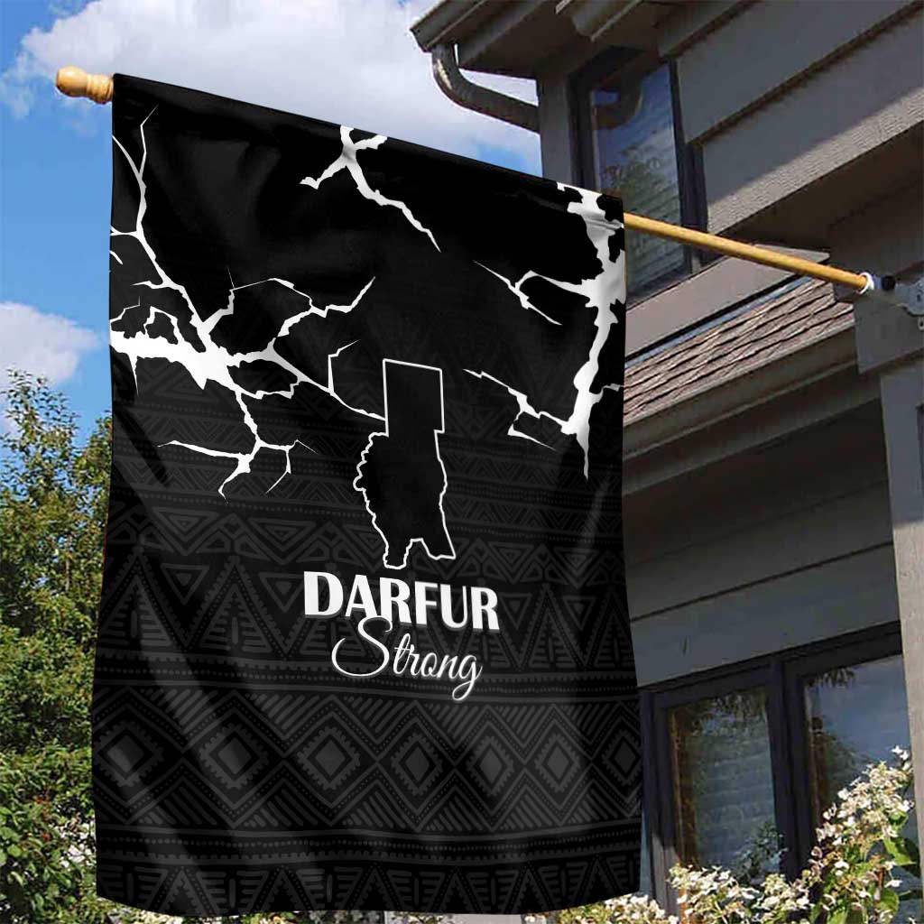 Darfur Sudan Strong Garden Flag Pray for Tarseen - Wonder Print Shop