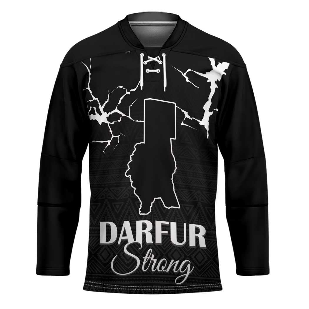 Darfur Sudan Strong Hockey Jersey Pray for Tarseen - Wonder Print Shop