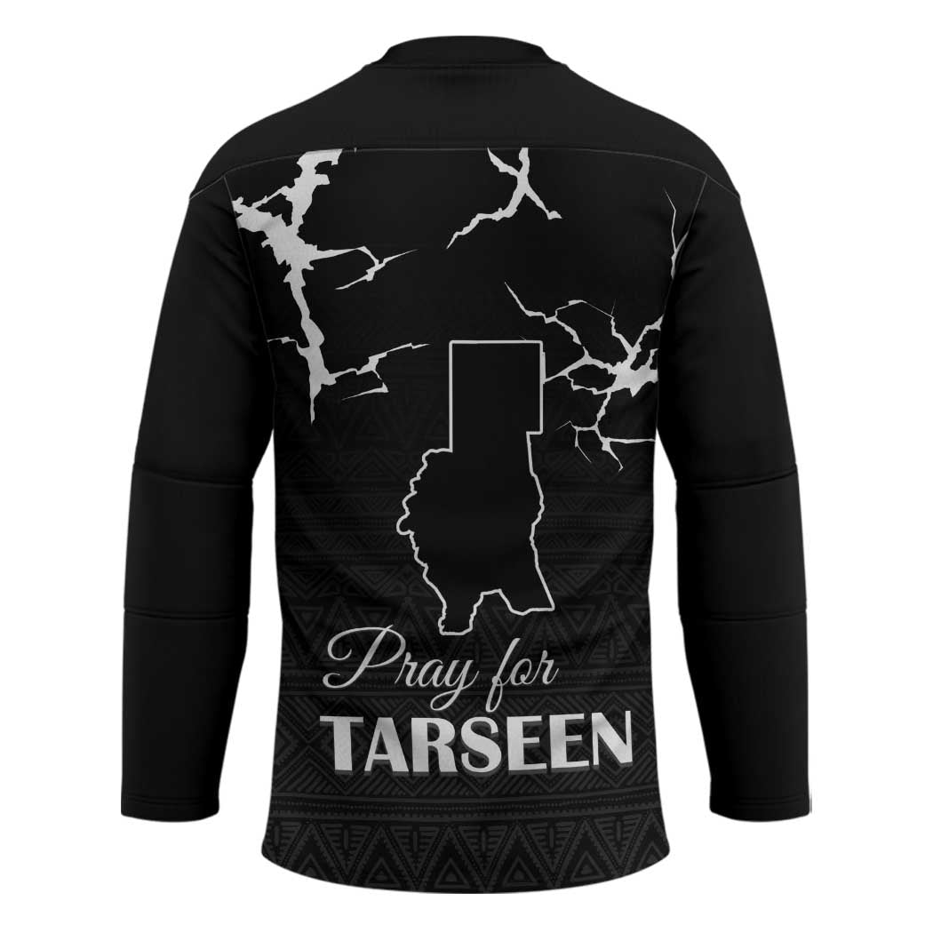 Darfur Sudan Strong Hockey Jersey Pray for Tarseen - Wonder Print Shop
