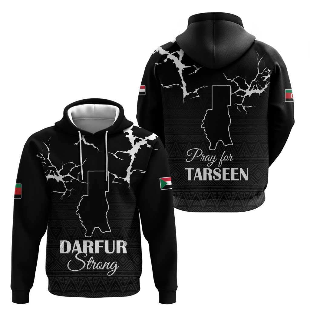 Darfur Sudan Strong Hoodie Pray for Tarseen - Wonder Print Shop