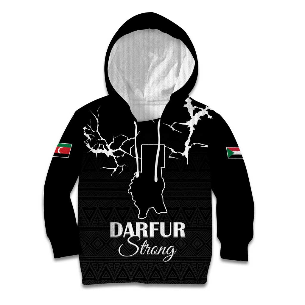 Darfur Sudan Strong Kid Hoodie Pray for Tarseen - Wonder Print Shop