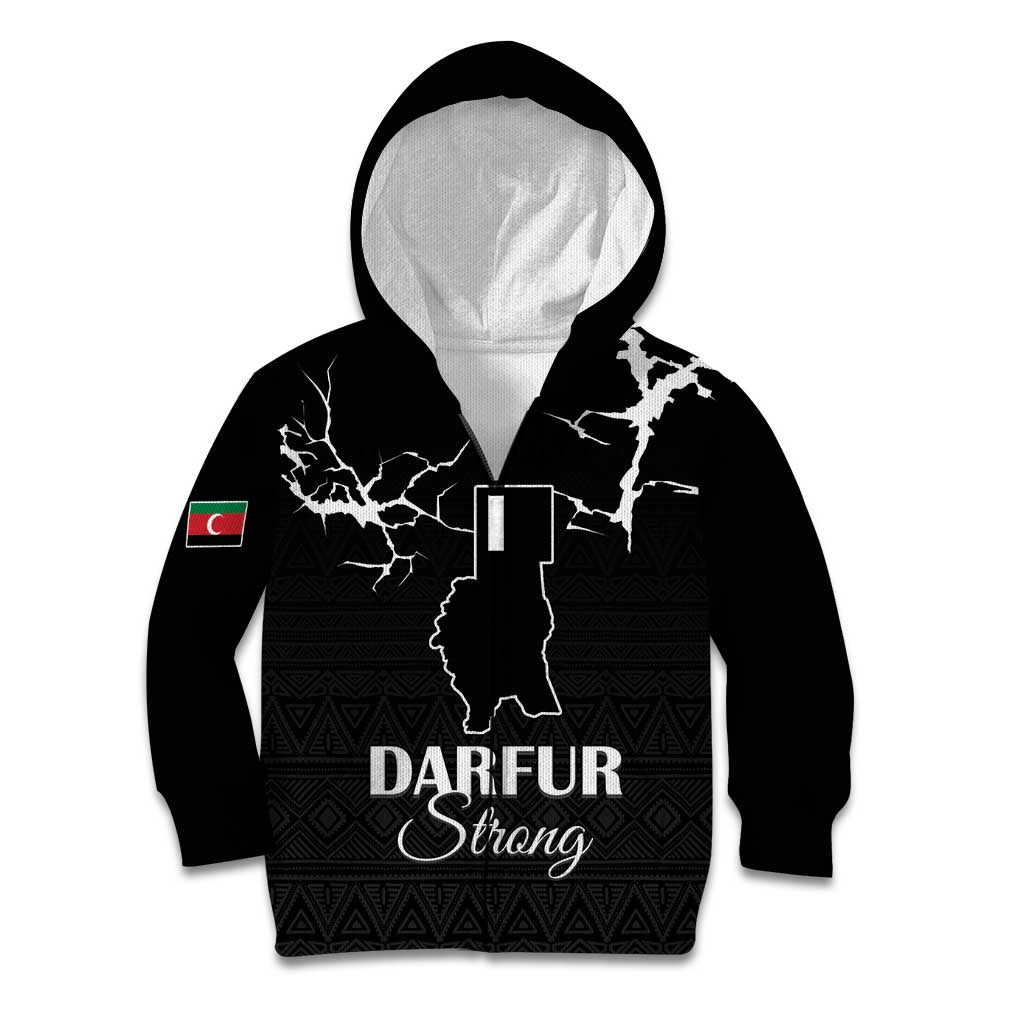 Darfur Sudan Strong Kid Hoodie Pray for Tarseen - Wonder Print Shop