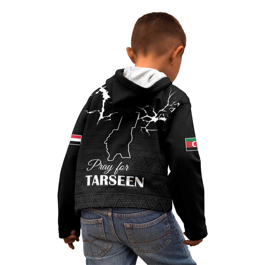 Darfur Sudan Strong Kid Hoodie Pray for Tarseen - Wonder Print Shop
