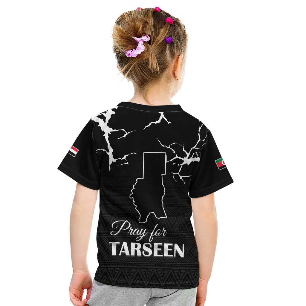 Darfur Sudan Strong Kid T Shirt Pray for Tarseen - Wonder Print Shop