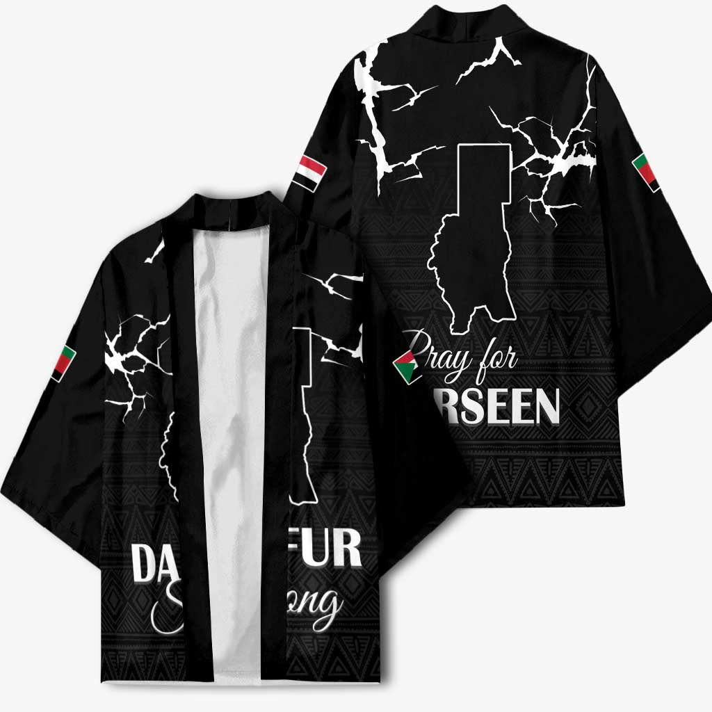Darfur Sudan Strong Kimono Pray for Tarseen - Wonder Print Shop