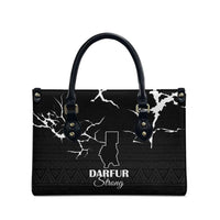 Darfur Sudan Strong Leather Bag Pray for Tarseen - Wonder Print Shop