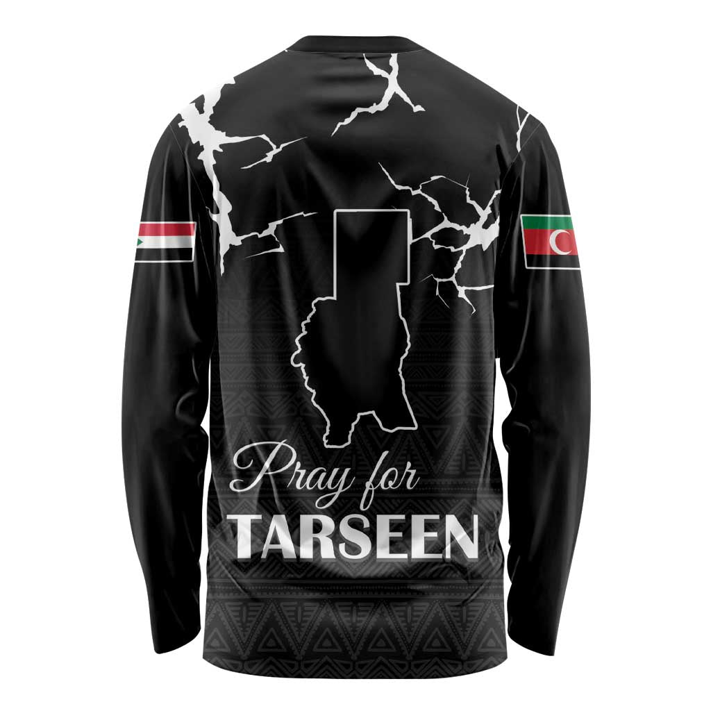 Darfur Sudan Strong Long Sleeve Shirt Pray for Tarseen - Wonder Print Shop