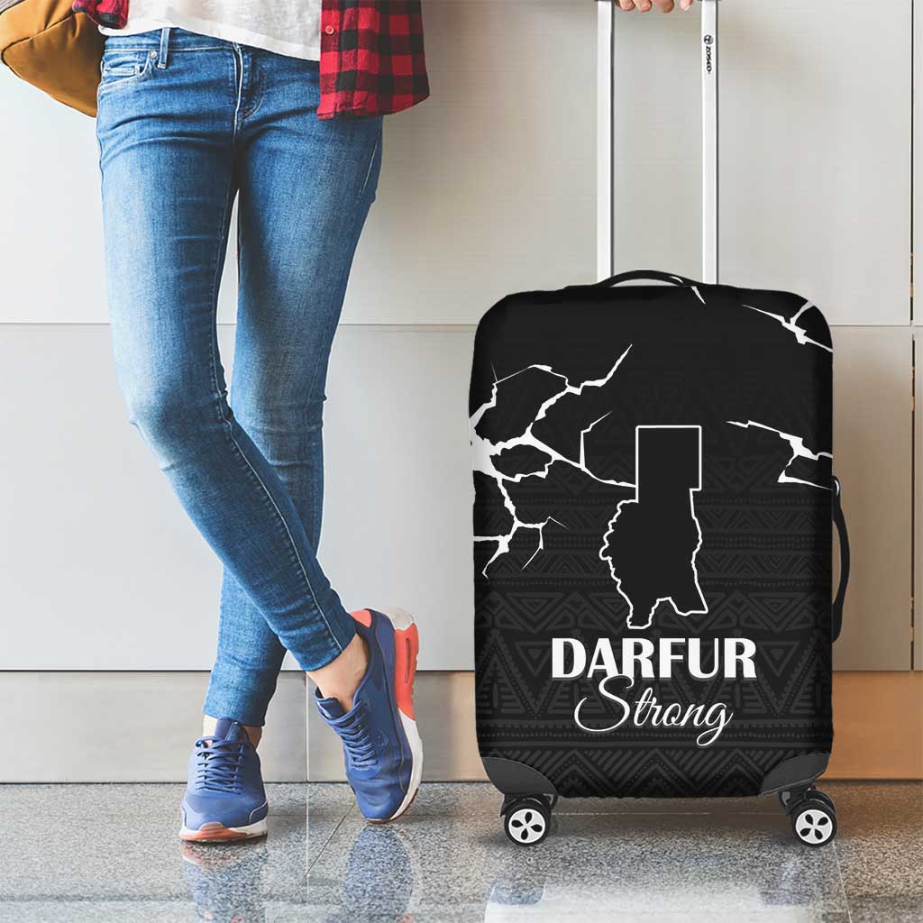Darfur Sudan Strong Luggage Cover Pray for Tarseen - Wonder Print Shop
